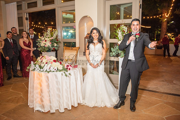 Alejandro and Monique wedding celebration, reception at Turnip Rose Promenade and Gardens banquet hall in Costa Mesa Ca. photography and videography by Gustavo Villarreal 323-633-8283