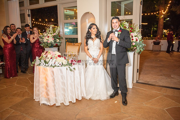 Alejandro and Monique wedding celebration, reception at Turnip Rose Promenade and Gardens banquet hall in Costa Mesa Ca. photography and videography by Gustavo Villarreal 323-633-8283