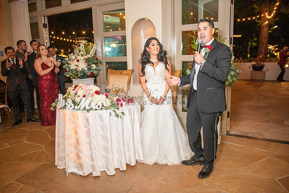 Alejandro and Monique wedding celebration, reception at Turnip Rose Promenade and Gardens banquet hall in Costa Mesa Ca. photography and videography by Gustavo Villarreal 323-633-8283