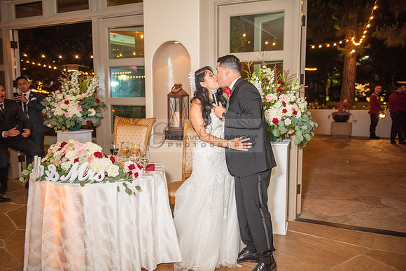 Alejandro and Monique wedding celebration, reception at Turnip Rose Promenade and Gardens banquet hall in Costa Mesa Ca. photography and videography by Gustavo Villarreal 323-633-8283