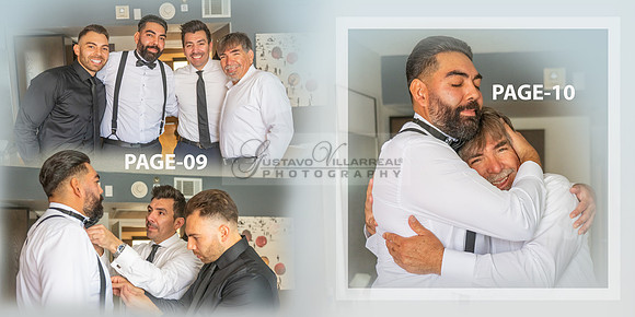 Lourdes and Alberto wedding storybook album by Gustavo Villarreal Photography