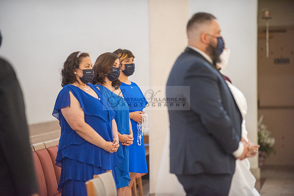 Gloria and Marco wedding celebration at Our Lady of Perpetual Church in Whittier Ca, photography by Gustavo Villarreal photography 323-633-8283