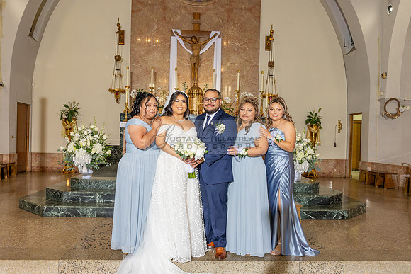 Thalial and Francisco wedding reception at La Mirada Golf course in