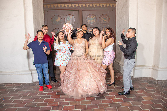 Miriam Louise quinceanera celebration at Elks Lodge of West Covina Ca, photography and videography by Gustavo Villarreal 323-633-8283