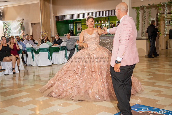 Miriam Louise quinceanera celebration at Elks Lodge of West Covina Ca, photography and videography by Gustavo Villarreal 323-633-8283