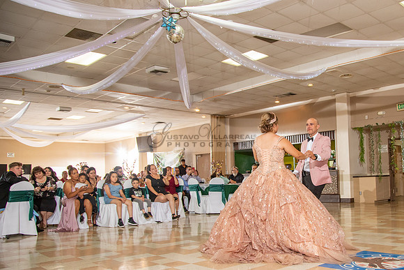 Miriam Louise quinceanera celebration at Elks Lodge of West Covina Ca, photography and videography by Gustavo Villarreal 323-633-8283