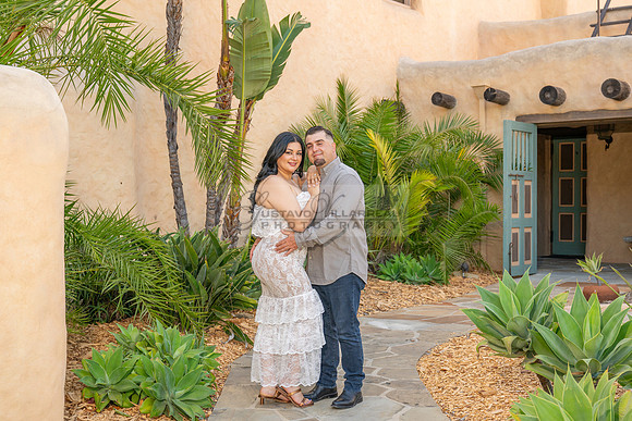 Jessica and Cory engagement photo session at Our Lady of Mount C