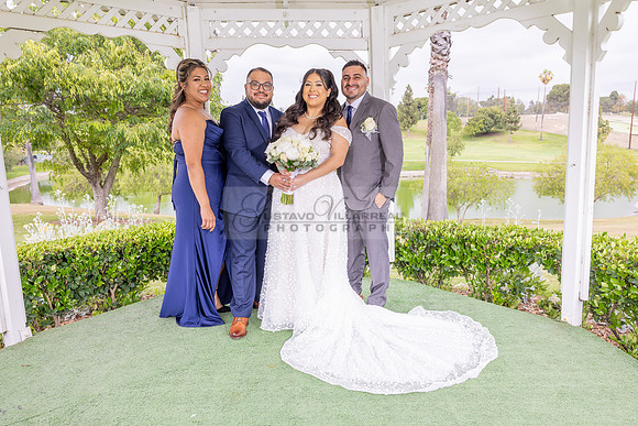 Thalial and Francisco wedding reception at La Mirada Golf course in