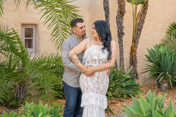 Jessica and Cory engagement photo session at Our Lady of Mount C