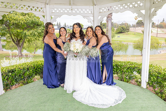 Thalial and Francisco wedding reception at La Mirada Golf course in