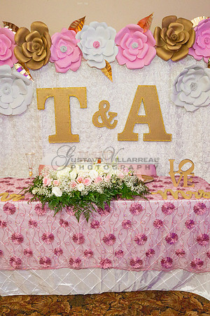 Alma and Anthony wedding reception, celebration at Fiesta hall b