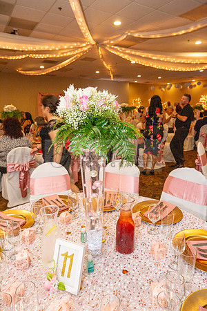Alma and Anthony wedding reception, celebration at Fiesta hall b