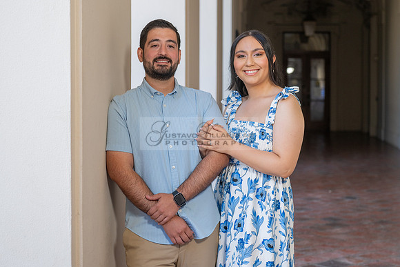 Bryan and Diana engagement, wedding photo session at Pasadena Ci