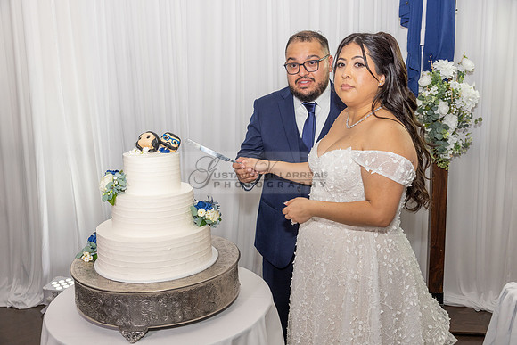 Thalial and Francisco wedding reception at La Mirada Golf course in