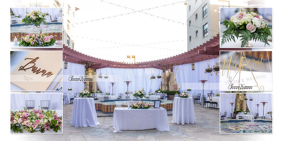Liliana and Isaac wedding  celebration at Noor Restaurant Event Center in Pasadena Ca, photographer Gustavo Villarreal 323-633-8283