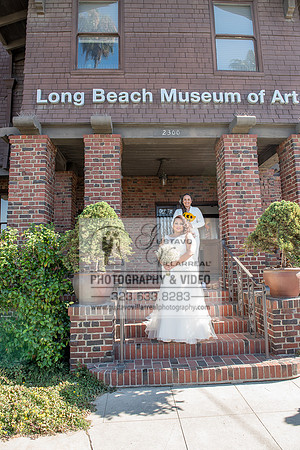 JENNIFER AND CYNTHIA glbt wedding photography and video at Long Beach Museum of Art in Long Beach Ca, www.gustavovillarreal.com, 323-633-8283