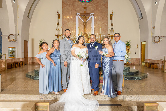 Thalial and Francisco wedding reception at La Mirada Golf course in
