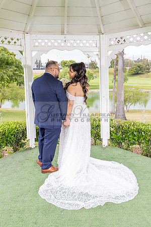 Thalial and Francisco wedding reception at La Mirada Golf course in