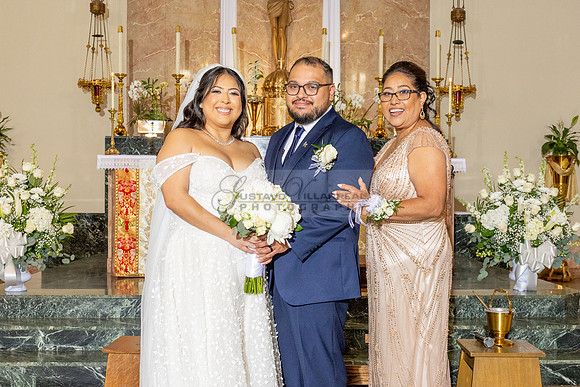 Thalial and Francisco wedding reception at La Mirada Golf course in