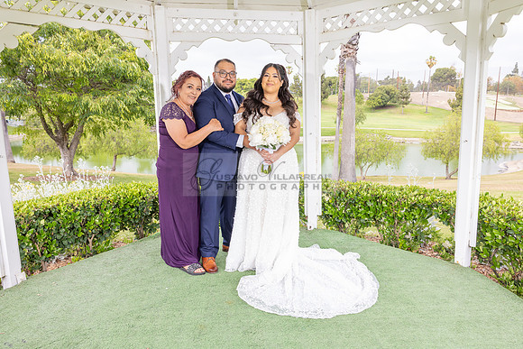 Thalial and Francisco wedding reception at La Mirada Golf course in