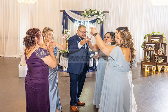 Thalial and Francisco wedding reception at La Mirada Golf course in