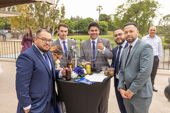 Thalial and Francisco wedding reception at La Mirada Golf course in