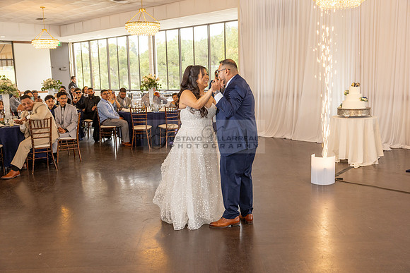 Thalial and Francisco wedding reception at La Mirada Golf course in