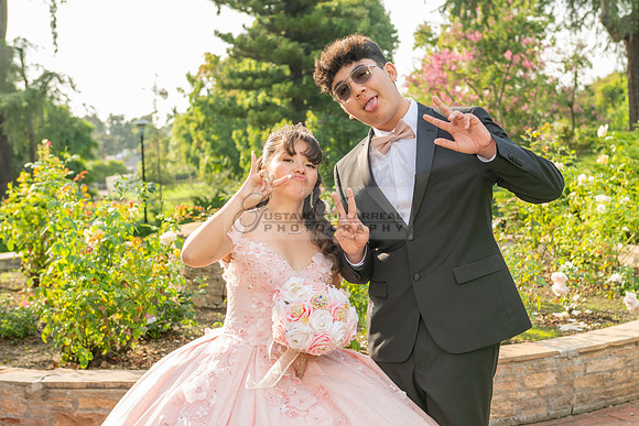 Jane Elizabeth quinceanera photographer-videographer-South Gate-Whittier-The Rose gardens in Whittier Ca. Gustavo Villarreal photography, videography, 323-633-8283, www.gvphotoandvideo.com