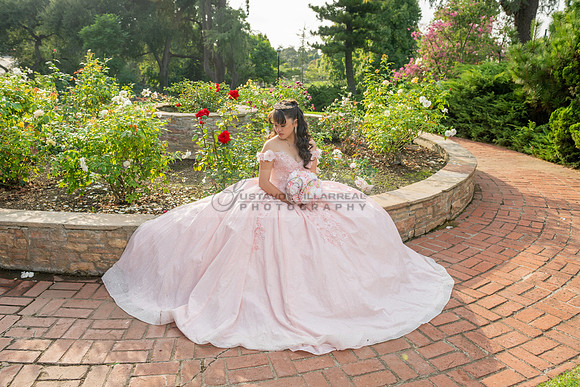 Jane Elizabeth quinceanera photographer-videographer-South Gate-Whittier-The Rose gardens in Whittier Ca. Gustavo Villarreal photography, videography, 323-633-8283, www.gvphotoandvideo.com