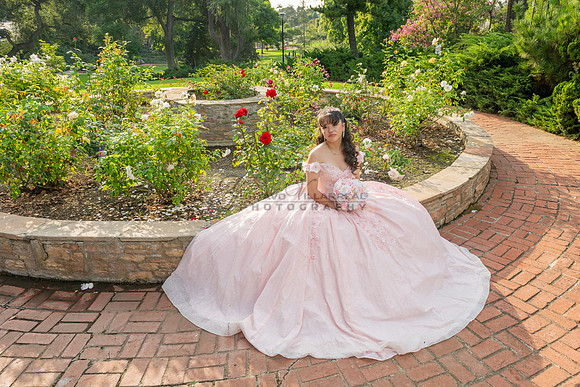 Jane Elizabeth quinceanera photographer-videographer-South Gate-Whittier-The Rose gardens in Whittier Ca. Gustavo Villarreal photography, videography, 323-633-8283, www.gvphotoandvideo.com