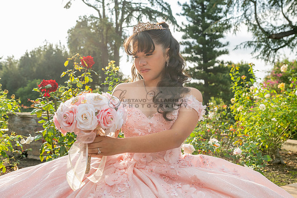 Jane Elizabeth quinceanera photographer-videographer-South Gate-Whittier-The Rose gardens in Whittier Ca. Gustavo Villarreal photography, videography, 323-633-8283, www.gvphotoandvideo.com