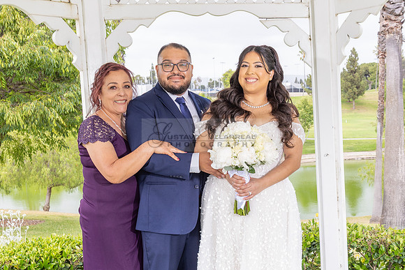 Thalial and Francisco wedding reception at La Mirada Golf course in
