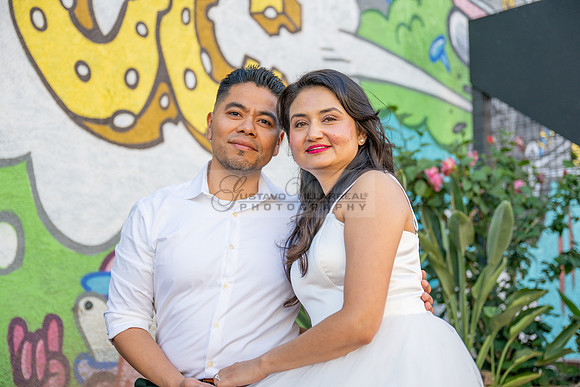 Margarita and Quintiliano engagement, weddings, quinceaneras, photos at La 4th st in Santa ana Ca. Gustavo Villarreal Photography, videographer, 323-633-8283