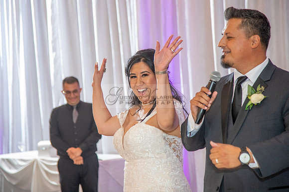 Shelley and Jaime wedding celebration, reception at Quiet Cannon Banquet Hall in Montebello Ca by www.gustavovillarreal.com, 323-633-8283