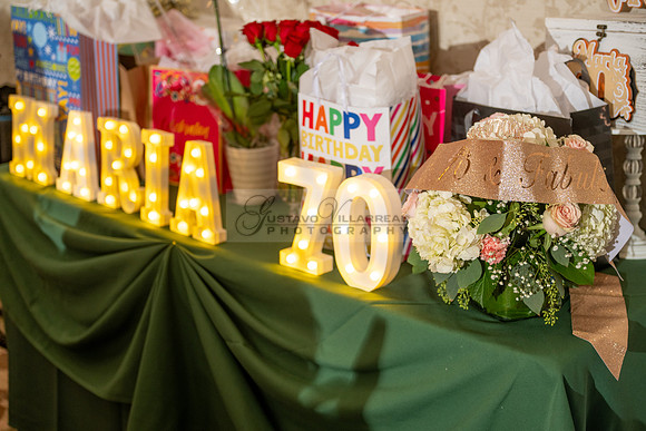 Maria Delgado 70th birthday party at DoubleTree hotel in Whittier Ca