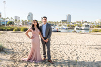 Alejandro and Monique engagement photos at Long beach Harbor Lighthouse, 323-633-8283, www.gustavovillarreal.com