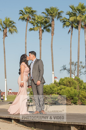 Alejandro and Monique engagement photos at Long beach Harbor Lighthouse, 323-633-8283, www.gustavovillarreal.com