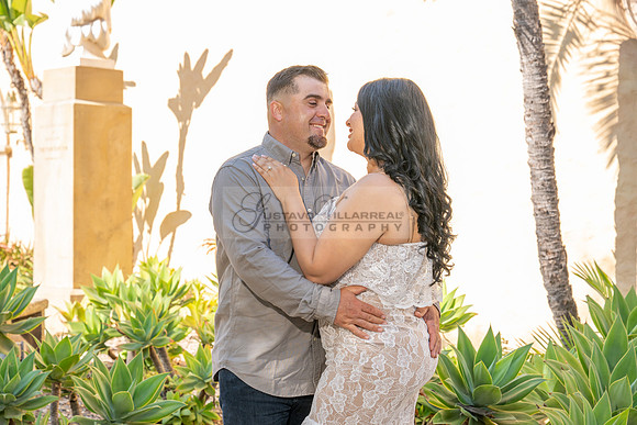 Jessica and Cory engagement photo session at Our Lady of Mount C