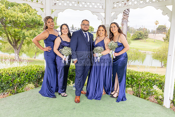 Thalial and Francisco wedding reception at La Mirada Golf course in