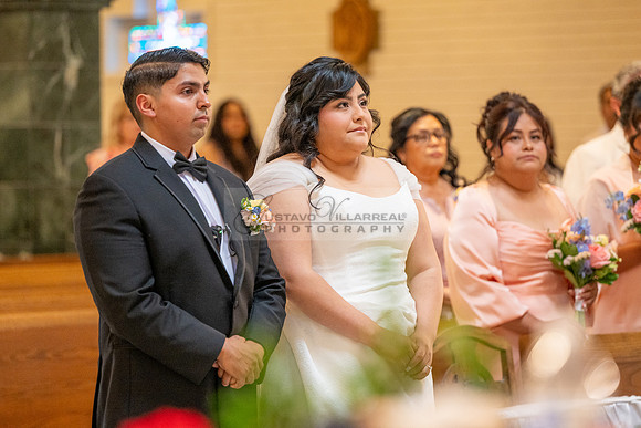 Sandra and Manuel wedding ceremony at St. Mary Catholic church in Escondido Ca, reception at Boulder Oaks Golf Course, Escondido Ca, Gustavo Villarreal Photography, videographer, 323-633-8283, www.gvp