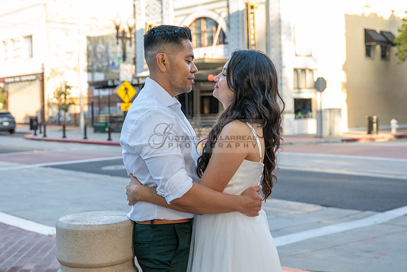 Margarita and Quintiliano engagement, weddings, quinceaneras, photos at La 4th st in Santa ana Ca. Gustavo Villarreal Photography, videographer, 323-633-8283