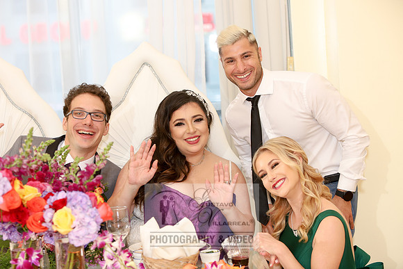 Adam and Jamie wedding photography and video, ceremony, at LA Celebration Banquet hall in Los Angeles Ca, www.gustavovillarrealphotography.com 323-633-8283