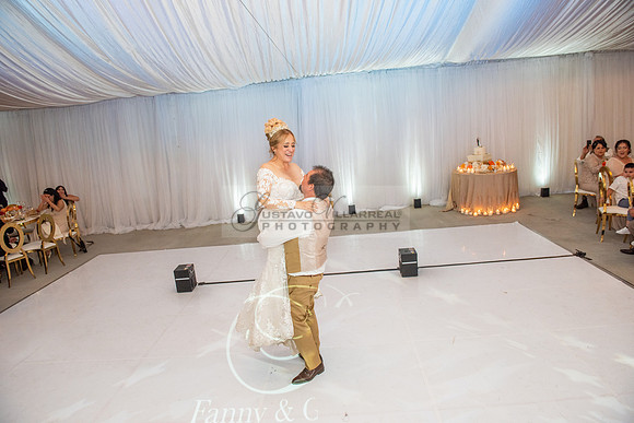 Fanny and Gustavo wedding celebration photography and videograph
