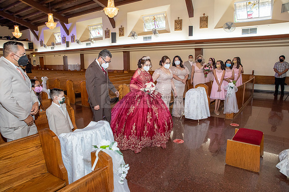 Astrid Cuevas Sweet 16 celebration at Azar Event Center in Whitt