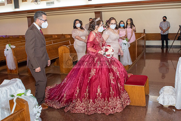 Astrid Cuevas Sweet 16 celebration at Azar Event Center in Whitt
