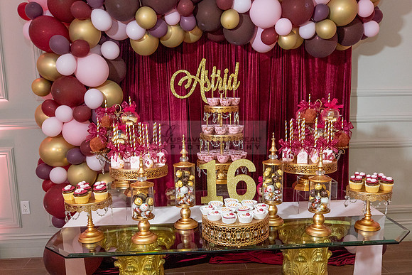 Astrid Cuevas Sweet 16 celebration at Azar Event Center in Whitt