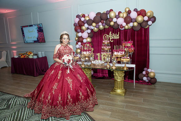 Astrid Cuevas Sweet 16 celebration at Azar Event Center in Whitt