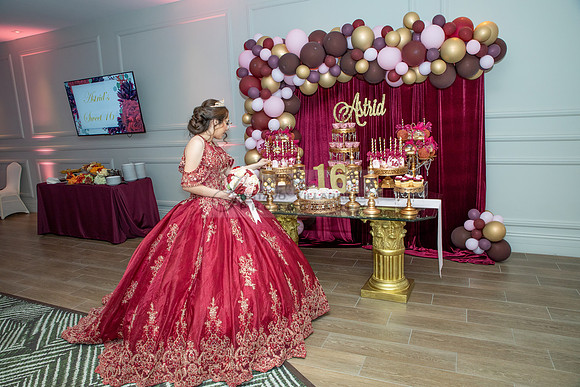 Astrid Cuevas Sweet 16 celebration at Azar Event Center in Whitt