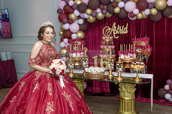 Astrid Cuevas Sweet 16 celebration at Azar Event Center in Whitt