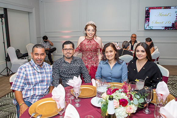 Astrid Cuevas Sweet 16 celebration at Azar Event Center in Whitt